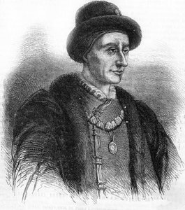 Ludvig XI:n (1423-1483), Ranskan kuninkaan muotokuva. tekijältä Unknown artist