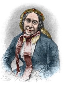 Madame Desbordes Valmoren muotokuva (Marceline Felicite Josephine Desbordes-Valmore tekijältä Unknown artist