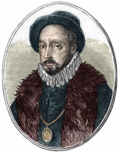 Ranskalaisen kirjailijan Michel de Montaignen (1533-1592) muotokuva. tekijältä Unknown artist