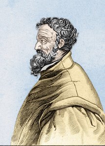 Michelangelon muotokuva Buonarroti dit Michelangelo (Michelangelo tai Michel Ange tekijältä Unknown artist