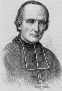 Monsignor Darboyn (1813 - 1871), Pariisin arkkipiispan muotokuva. Kaiverrus 1800-luvun lopusta H. Martinin teokseen "Histoire de France". tekijältä Unknown artist