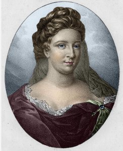 Rouva Antoinette Deshoulièresin muotokuva (1634-1694) tekijältä Unknown artist