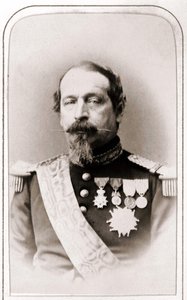Napoleon III:n muotokuva. 1800-luvun valokuvaus. tekijältä Unknown artist