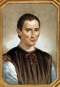 Bernardo dei Machiavellin muotokuva Niccolosta (Nicolas Machiavel tekijältä Unknown artist