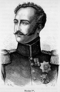 Nikolai I:n, Venäjän keisarin (1796 - 1855) muotokuva tekijältä Unknown artist