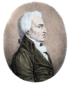 Italian säveltäjän Nicolo Zingarellin (1752-1837) muotokuva. tekijältä Unknown artist