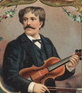 Muotokuva Paul Martin Meliton de Sarasatesta (1844-1908), espanjalaisesta viulistista ja säveltäjästä. tekijältä Unknown artist