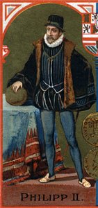 Espanjan kuninkaan Philip II:n (1527-1598) muotokuva. tekijältä Unknown artist