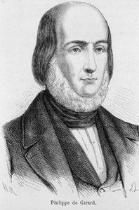 Philippe de Girardin muotokuva, ranskalainen keksijä ja teollisuusmies (1775 - 1845) tekijältä Unknown artist