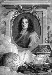 Pierre Baylen (1647 - 1706) muotokuva ranskalaisesta kirjailijasta ja filosofista. tekijältä Unknown artist