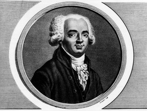 Pierre Louis Manuelin (1751-1793) muotokuva Seinen varajäsenestä kansalliskokouksessa. Kaiverrus "" Täydellinen kokoelma Ranskan vallankumouksen historiallisia maalauksia, kolme osaa.""" 1804. tekijältä Unknown artist