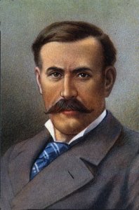 Ranskalaisen tutkimusmatkailijan Pierre Savorgnan of Brazzan muotokuva. tekijältä Unknown Artist