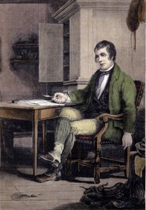 Robert Burnsin, skotlantilaisen runoilijan (1759-1796) muotokuva. tekijältä Unknown artist