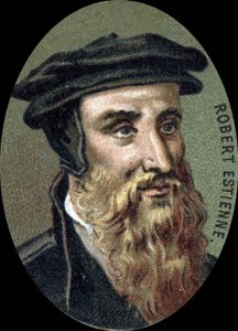 Robert Estiennen (1503-1559), ranskalaisen kirjapainon muotokuva. tekijältä Unknown artist