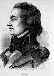 Ronsinin muotokuva, ranskalainen kirjailija ja kenraali (1752 - 1794). tekijältä Unknown artist