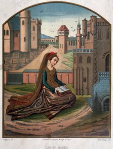 Pyhän Parran muotokuva - 1400-luvun asiakirjasta tekijältä Unknown artist