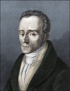 Italian kirjailijan (1789-1854) Silvio Pellicon muotokuva tekijältä Unknown artist