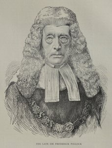 Sir Frederick Pollockin muotokuva tekijältä Unknown artist