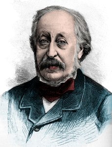 Stephen Hellerin (1813-1888) muotokuva unkarilainen pianisti, opettaja ja säveltäjä - Kaiverrus 1888 tekijältä Unknown artist