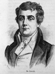 Varakreivi Louis De Bonaldin (1754 - 1840) muotokuva. tekijältä Unknown artist