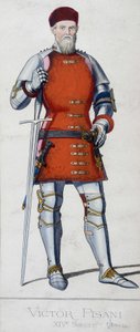 Vittore Pisanin muotokuva. Venetsialainen amiraali (1324-1380). tekijältä Unknown artist