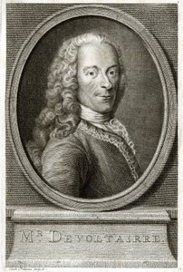 Voltairen muotokuva. 1800-luvun kaiverrus. tekijältä Unknown artist