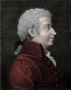 Nuoren (1756 - 1791) säveltäjän Wolfgang Amadeus Mozartin muotokuva. tekijältä Unknown artist