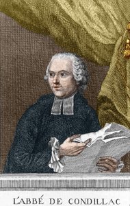 Abbe Etienne Bonnot de Condillacin (1715 - 1780) muotokuva ranskalaisesta filosofista tekijältä Unknown artist