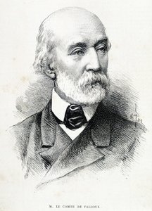 Muotokuva kreivi de Falluxista (1811 - 1886), ranskalaisesta poliitikosta. tekijältä Unknown artist