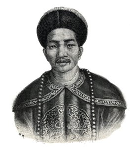 Japanin keisarin Mutsuhiton muotokuva (Meiji Tenno tekijältä Unknown artist
