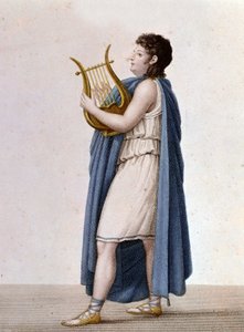 Muotokuva ranskalaisesta tenorista Adolphe Nourritista (1802 - 1839) Orpheuksen roolissa Christof Glckin samannimisessä teoksessa. tekijältä Unknown artist