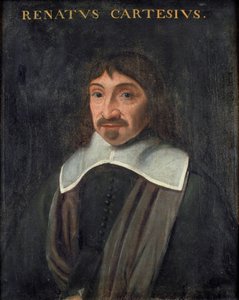 Filosofi Rene Descartesin (1596-1650), Nimetön muotokuva. Öljy kankaalle tekijältä Unknown artist