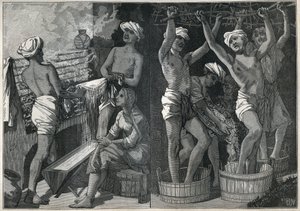 Lakan valmistus Intiassa. Kaiverrus vuodelta 1885 kirjassa "Les arts et metiers illustres", kirjoittanut Adolphe BITARD. tekijältä Unknown artist