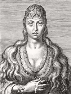 Portugalin prinsessa Joan. Joana. Muotokuva. tekijältä Unknown artist