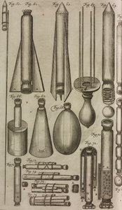 Pyrotekniset raketit ja välineet, kaiverrus teoksesta Grand Art d