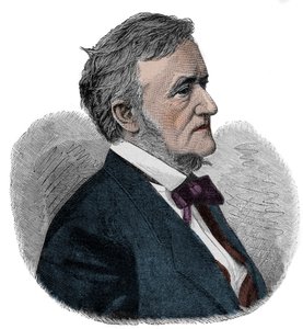 RICHARD WAGNER (1813-1883) Englantilainen säveltäjä - kaiverrus tekijältä Unknown artist