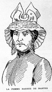 Nantesin parrakas nainen. tekijältä Unknown artist