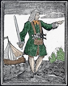 Merirosvo Charles Vanen edustus. tekijältä Unknown artist