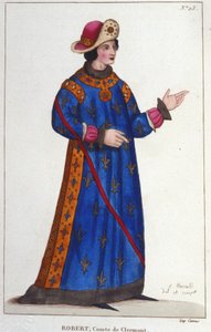 Robert Ranskalainen, Clermontin kreivi (1256-1318). Kapetian prinssi. tekijältä Unknown artist