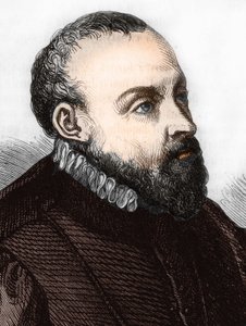Roland de Lassus. (Orlando di Lasso) 1532-1594 ranskalais-flaamilainen säveltäjä tekijältä Unknown artist
