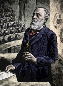Rudolf Virchow (Virchow) (1821-1902), saksalainen lääkäri ja poliitikko. tekijältä Unknown artist
