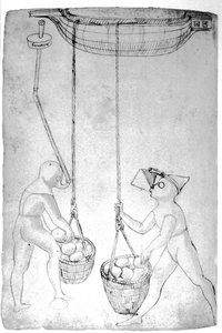 Scaphandlerit 1400-luvulla. tekijältä Unknown artist