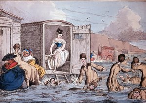 Merikylvyt Brightonissa - 1800-luku, B.N. tekijältä Unknown artist
