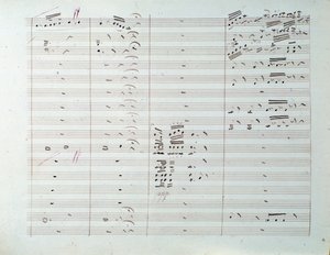 Carl August Cannabichin Grande-sinfonian (op. 8) nuottisivu tekijältä Unknown artist