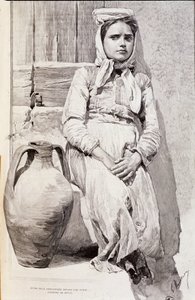 Sisilian tyttö tekijältä Unknown artist