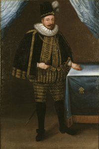 Sigismond III Vasa, roi de Pologne - Puolan kuninkaan (1566-1632), Anonymous Sigismund III Vaasan muotokuva. Öljy kankaalle tekijältä Unknown artist