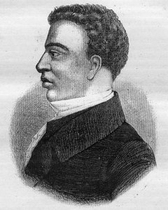 Simon Deutz (1802-1844) tai Hyacinthe de Gonzague tai Sylvain Delatour - mies, joka luovutti Berryn herttuattaren heinäkuun monarkian viranomaisille vuonna 1832. tekijältä Unknown artist