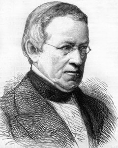 Sir Charles Wheatstone (1802-1875), brittiläinen fyysikko, stereoskoopin keksijä vuonna 1838 tekijältä Unknown artist