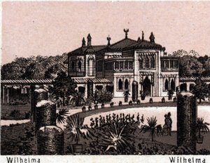 Stuttgart, Saksa: Wilhelman näkymä. kirjassa "" Maailma havainnollistaa 168 näkymää"" Päiväämätön (1800-luvun loppu) tekijältä Unknown artist