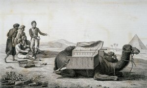 Leikkaus: Tohtori Larrey - julkaisussa "Egyptin kuvaus", Imperial Editions tekijältä Unknown artist